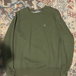 Champion Men's Green Crewneck